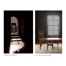 Delia Shades' "Moorish Arch" - Roller Shades
