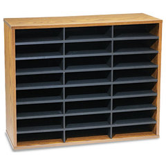 Safco Wood & Corrugated Literature Organizer-12