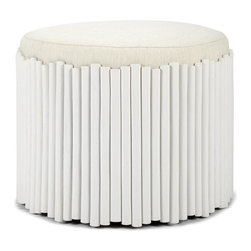 Charles Stool, White - Furniture