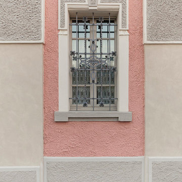 detail of restoration façade