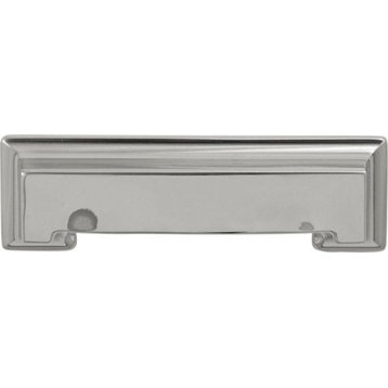 3 In. and 96mm Studio Collection Satin Nickel Cup Cabinet Pull, BPP3013-SN
