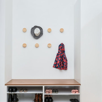 Entryway Shoe and Coat Storage