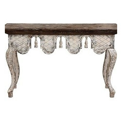 ELEGANT FRENCH CONSOLE TABLE WITH TASSELS - Products