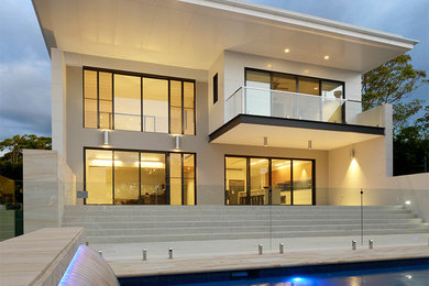 This is an example of a modern home design in Newcastle - Maitland.