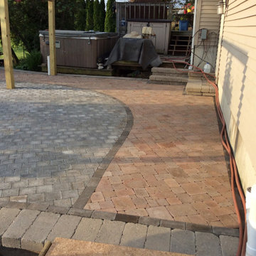 Reclaimed Brick Paver Patio Installation