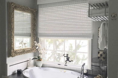 Inspiration for a coastal bathroom remodel in Orange County