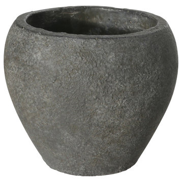 UTC53846 Terracotta Pot Rough Gray