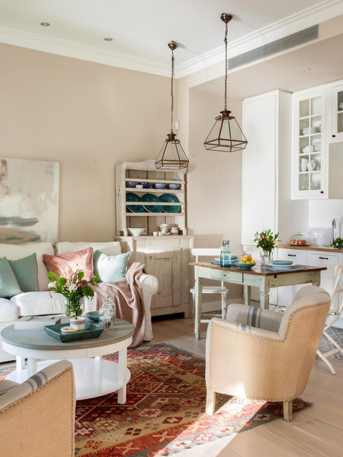  Medium  Sized Shabby Chic Style Living Room  Ideas  Photos