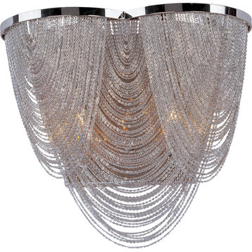 Chantilly 2-Light Wall Sconce, Polished Nickel