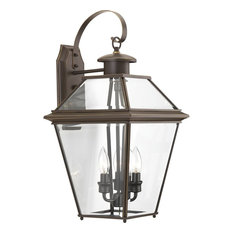 Burlington 3-Light Large Wall Lantern, Antique Bronze