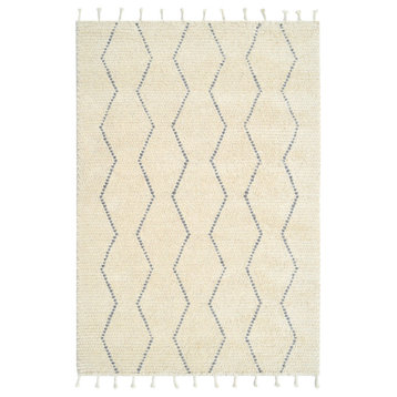 Celestial Ivory And Gray Area Rug, 5'x8'
