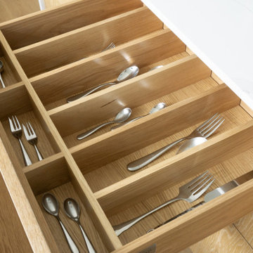 Japandi Style Oak Handmade Kitchen