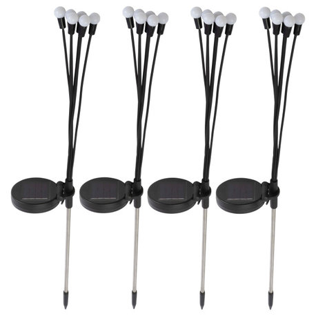 Pure Garden Outdoor Solar Garden Lights 4-Pack