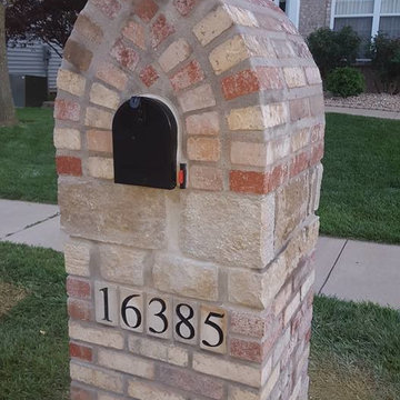 Stone and Brick Mailbox in Florissant, Mo