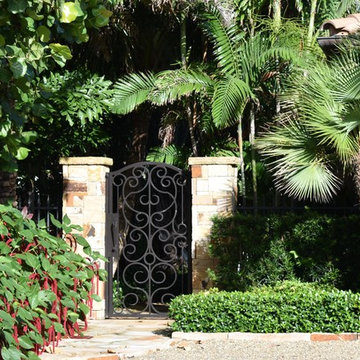 Elegant Front Yard Entrance