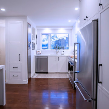 Light and Bright White Kitchen Reno