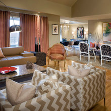 living and dining room upstairs