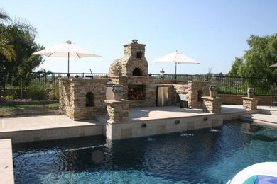 Wood Fired Oven by Pool