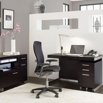BDI SEQUEL Compact Desk-Espresso Stained Oak
