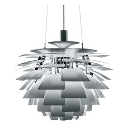 Artichoke Pendant Light by Poul Henningsen in Aluminium - Pendant Lighting