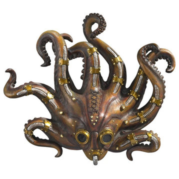 Design Toscano Steam Punk Octopod Wall Sculpture