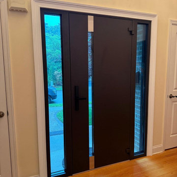 Metal-aluminum doors - Cynex 6777 Brown