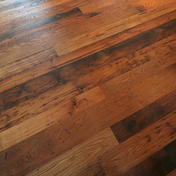 Reclaimed Chestnut Flooring - Distressed Grade - Hardwood Flooring