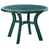 Truva Resin Round Dining Table 42 Inch Green (Set of 1)