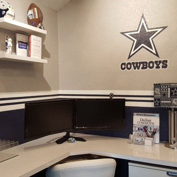 Custom Cowboy Themed Woman Cave