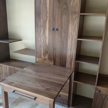 Custom Walnut Built In - Fairfax Station
