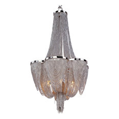 Chantilly 6-Light Chandelier, Polished Nickel