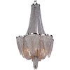 Chantilly 6-Light Chandelier, Polished Nickel