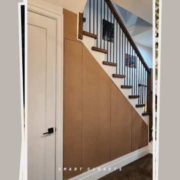 Under Stair Closet – Finish Details ✨