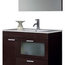 AMK 800 Bathroom Vanity Unit, 80x45 cm, Wenge