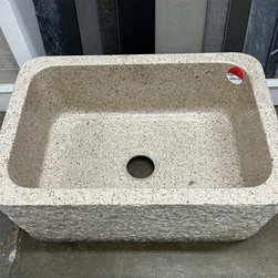 26.5&rdquo; x 18.5&rdquo; x 10&rdquo; Stone Forest Granite sink with chiseled front - Bathroom Sinks