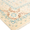 Shiloh, One-of-a-Kind Hand-Knotted Area Rug, Ivory, 6'1"x9'2"