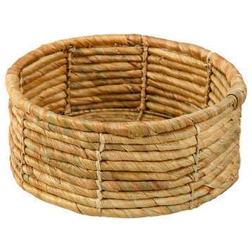 Serene Spaces Living Eco-Friendly Water Hyacinth Collection, Basket