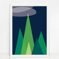 EMERALD PEAKS - Prints And Posters