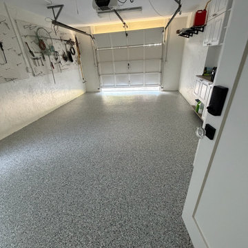 Modern Gravel Full Chip Garage Floor Coating