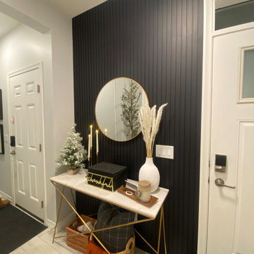 Feature Slat Wall Panelling in Se Calgary