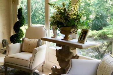 Living room - contemporary living room idea in Cincinnati