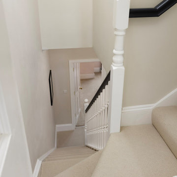 Replacement attic staircase and balustrade W5