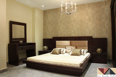 Trendy bedroom photo in Other