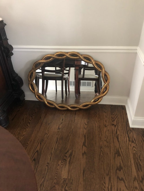 which way to hang mirror