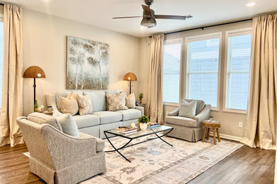 Living room - transitional living room idea
