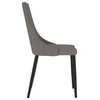 The Lofton Dining Chair, Fabric, Set of 2, Gray