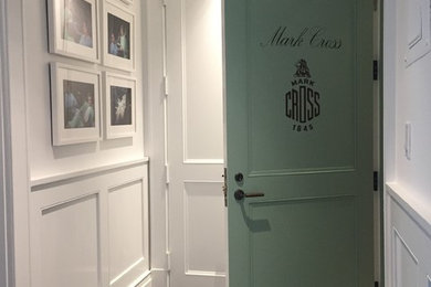 Inspiration for a timeless entryway remodel in New York