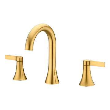 THE 15 BEST Gold Bathroom Fixtures for 2022 | Houzz