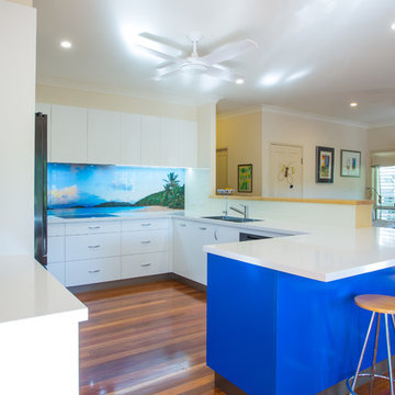 Kitchen with a coastal feel