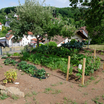 Naturnaher Hausgarten am Hang